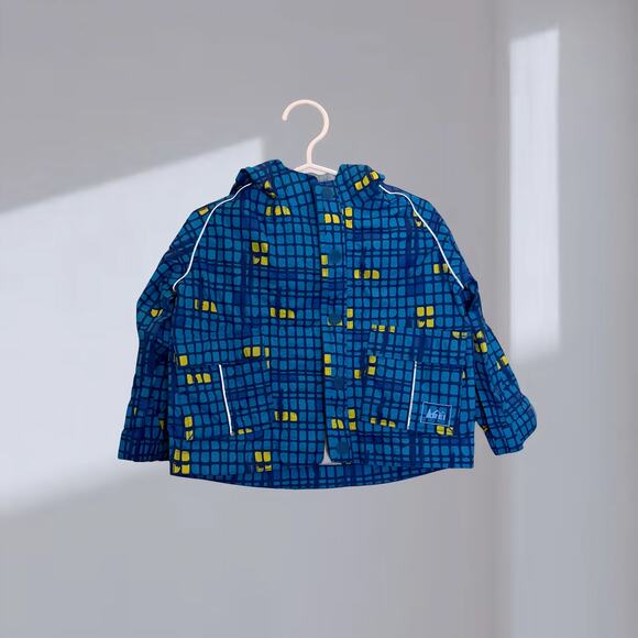 REI Toddler Winter Jacket – Size 12 M – Blue/Plaid or Patterned (as shown) - Picture 1 of 5